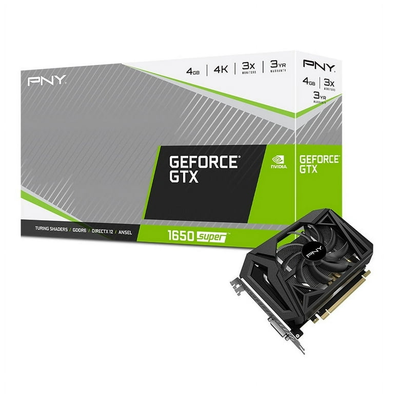 PNY GeForce GTX 1650 SUPER 4GB Single Fan - Walmart.com