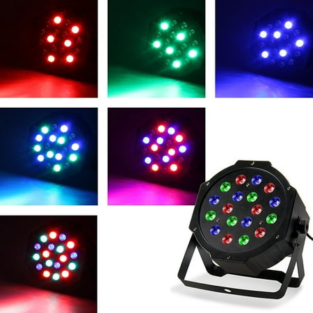 Zimtown 18leds Stage Light Sound Control Dmx Lighting Rgb Magic Effect Par Lights For Disco Clubs Bar Banquet Wedding Party Zimtown 18leds Stage Light Sound Control Dmx Lighting Rgb Magic Effect Par Lights For Disco Clubs Bar Banquet Wedding Party