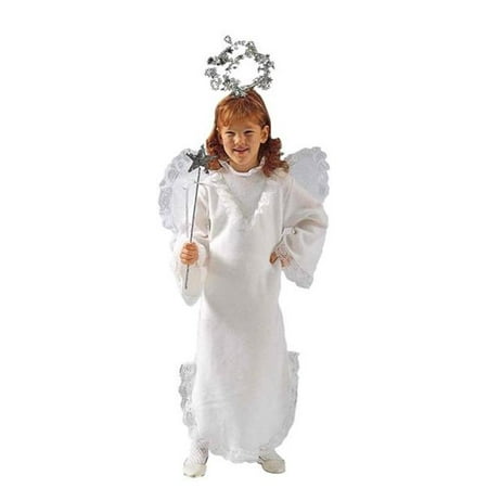 RG Costumes 70024-I Angel Dress With Wings Costume - Size