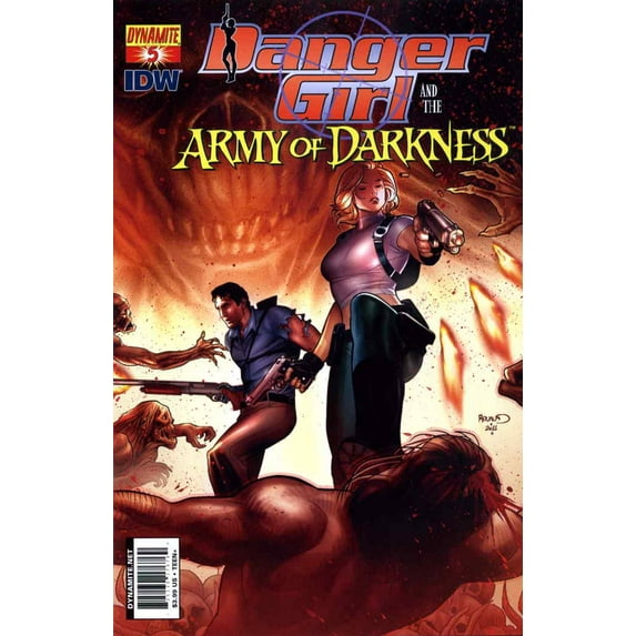 Danger Girl and the Army of Darkness #5A VF ; Dynamite Comic Book
