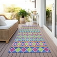 thumbnail image 6 of Addison Rugs Chantille Indoor/Outdoor Transitional Bohemian Blush Washable Runner Rug, 2'3" x 7'6", 6 of 6
