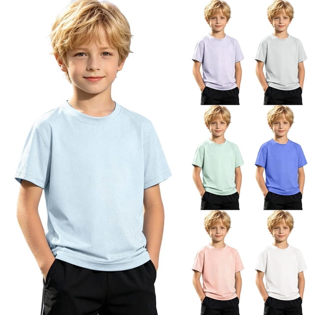 Gyexs Boys Swim Shirt Rash Guard Quick Drying Rashguard Water Shirts Summer Beach Green 11-12 Years
