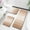 Beige, variant on Bathroom Rugs Sets 3 Piece, Soft Absorbent Microfiber Bath Mats and U-Shaped Contour Toilet Rug, Machine Wash Dry, Plush Shaggy Bath Mat Set for Bathroom
