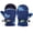 Dark Blue, variant on Aihuaihua Kids Winter Gloves Cartoon Color Block Waterproof Ski Gloves for Baby Toddler Boys Girls 6 Month-10 Years, Warm Snow Gloves for Outdoor Winter Play