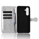 thumbnail image 4 of Funda de piel con estampado de lunares y billetera para Samsung Galaxy A55 5G - Plateada s202412245585, 4 of 5