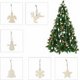 thumbnail image 5 of 100 piezas de decoración navideña, artesanías de madera, adornos navideños de madera, colgante, decoración navideña, árbol de Navidad de madera, colgante de virutas de madera, 5 of 5