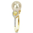 thumbnail image 3 of Everly Women's Cultured Pearl 14k Yellow Gold Ring, 3 of 8