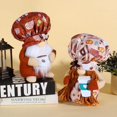 thumbnail image 3 of 2 piezas de gorro de chef, taza de café, accesorios para muñecas, lindo muñeco enano de pie Rudolph, decoración, 3 of 5