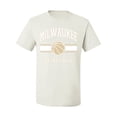 thumbnail image 2 of Wild Bobby City of Milwaukee Basketball Fantasy Fan Sports Men's T-Shirt, White, Large, 2 of 5