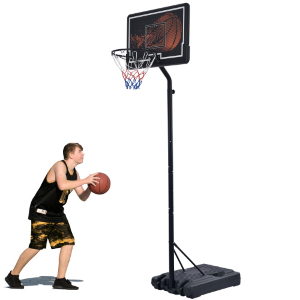 Portable Basketball Hoop & Goal, Outdoor Basketball System with 8.5