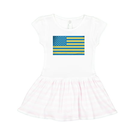 

Inktastic Ukrainian American Gift Toddler Girl Dress