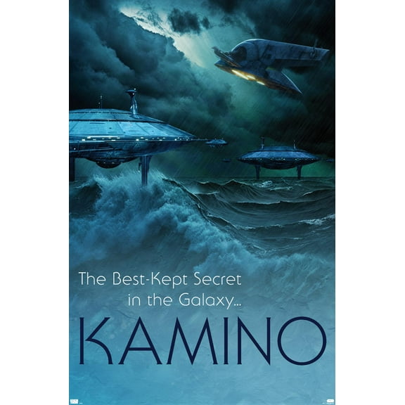 Star Wars: Kamino - Visit Kamino by Russell Walks 23 Wall Poster, 22.375" x 34"