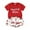 Rouge, variante sur Vêtements Neutres pour Tout-Petits Cravates pour Bébés Garçons Tout-Petits Garçons Filles T-Shirt à Manches Courtes à Lettres Chandail Hauts Shorts à Imprimés de Dessins Animés Ensembles