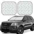 thumbnail image 1 of Wukai Strawberry Car Front Windshield Sun Shade,Sun Visor Shield Block Automotive Interior Protector Blocks UV Rays-Small, 1 of 6