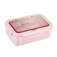 thumbnail image 1 of Fresh Box Food Containers Easy to Use With Cutlery Lunch Box for Storing Kids Snacks Takeout Leftovers, 1 of 8