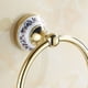 thumbnail image 3 of Toystoory Anillo de toalla de baño de estilo vintage de primera calidad dorado, duradero y confiable, fácil de instalar, aleación de zinc Accesorios de baño B, 3 of 6