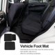 thumbnail image 2 of 1 Set 4 Pcs PVC Waterproof General Car Floor Mats Vehicle Foot Mats (Black), 2 of 3