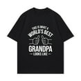 thumbnail image 4 of Black T Shirt World Best Grandpa Thumbs Up Design For Grandfather Gifts Family Reunions And Special Occasions, 4 of 4