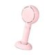thumbnail image 1 of Ventilador de mesa silencioso con luz LED para maquillaje, pequeño ventilador de refrigeración para interiores, dormitorios y coches. Rosa, 1 of 9