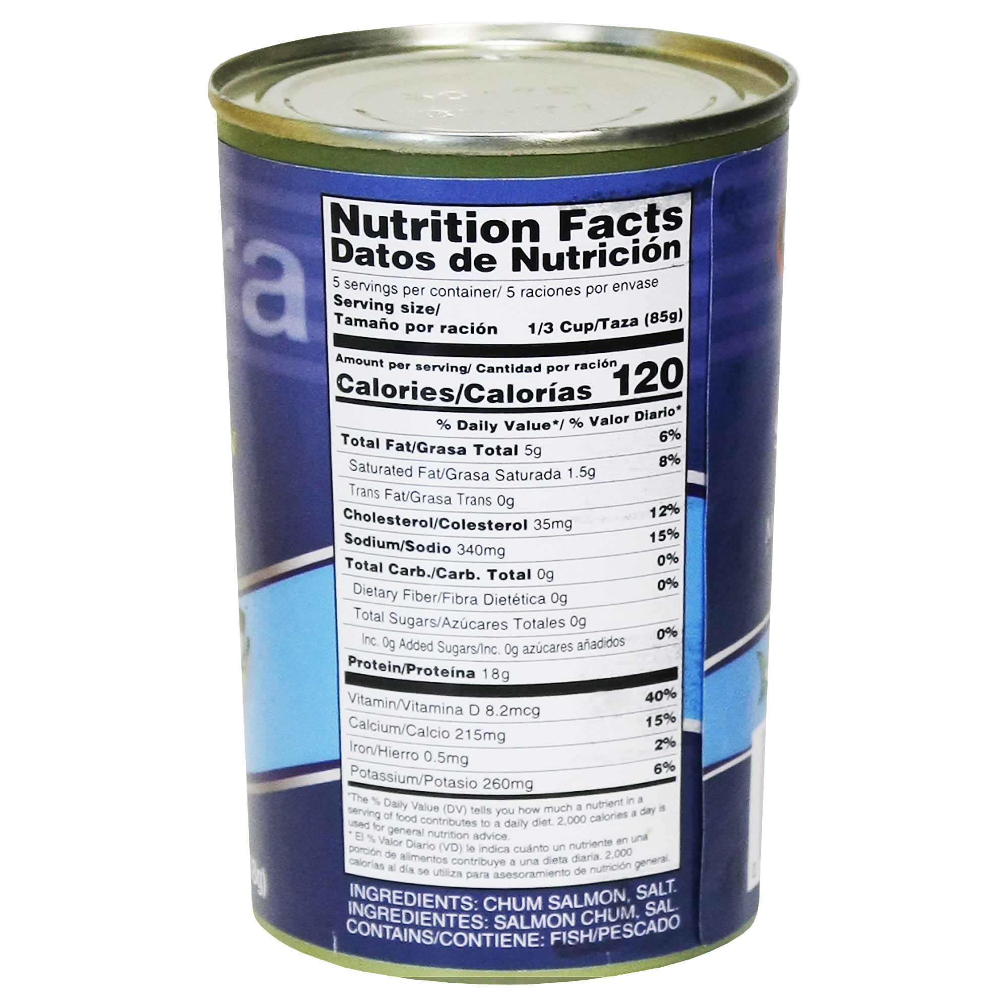 Cedeira Canned Chum Salmon, 14.75 oz. Metal Can
