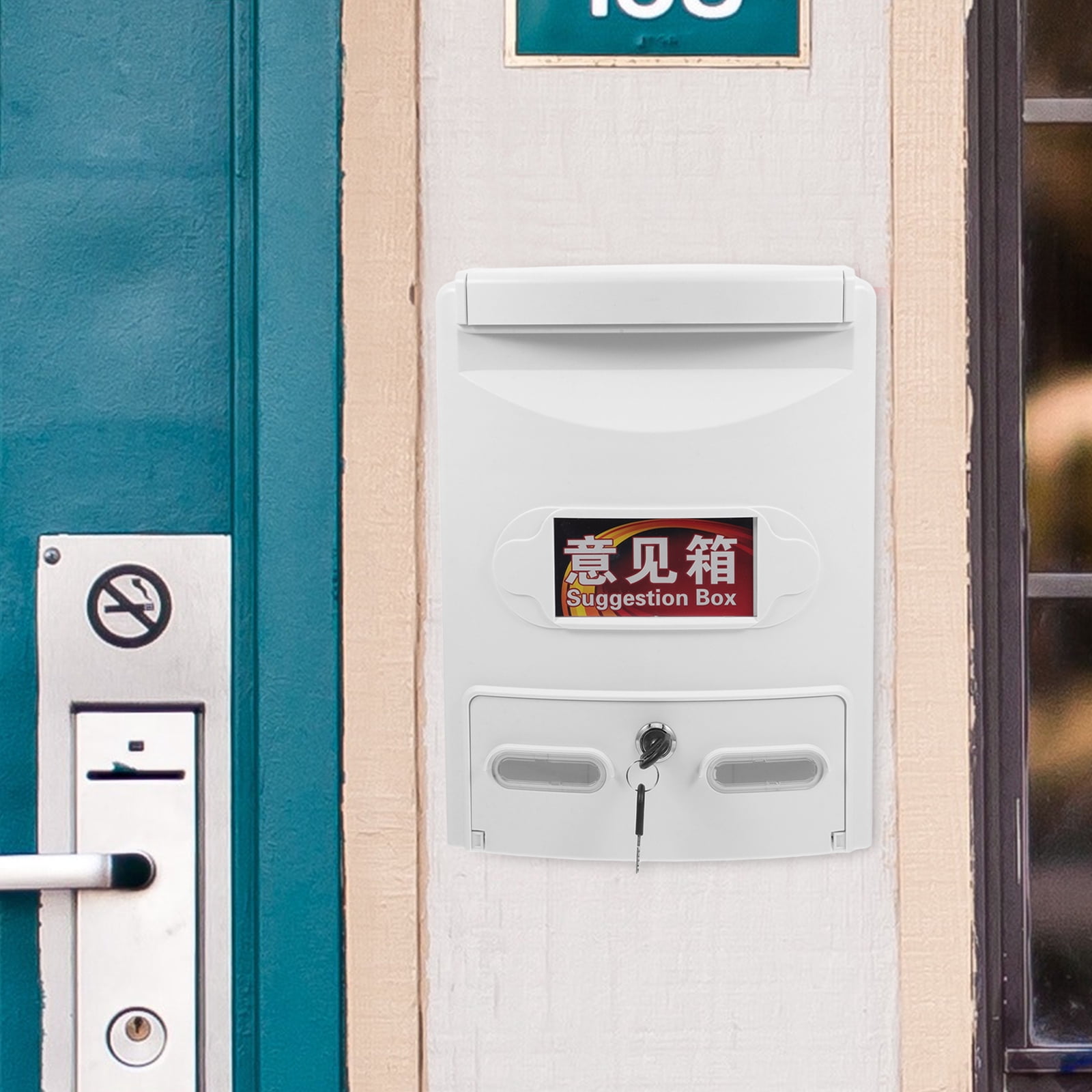 Stylish And Secure Wall-Mounted Lock Box Cash Box With Slot Wall Post Box Wall Accessory For Donations Mail And Suggestions