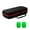 Green, variant on Microphone Travel Case Storage Bag Wireless Mic Protective Box Shockproof Carrying Case with Sponge Windshield