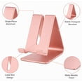 thumbnail image 3 of Cell Phone Desk Stand Holder, 1-Pack Aluminum Desktop Stand for Compatible Smartphones and Tablets, TIKA, 3 of 5