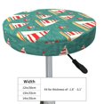 thumbnail image 2 of Kdxio Yachts And Buoys Print Stool Covers Round,Stretch Round Bar Stool Covers Washable Bar Stool Cushion Slipcover for 12-15 Inch Chair, 2 of 5