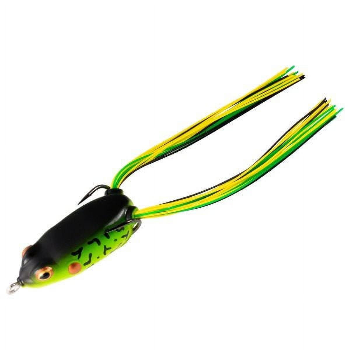 Booyah 2" Pumpkinseed Poppin Pad Crasher Jr Topwater Frog Lure for Bass Fishing