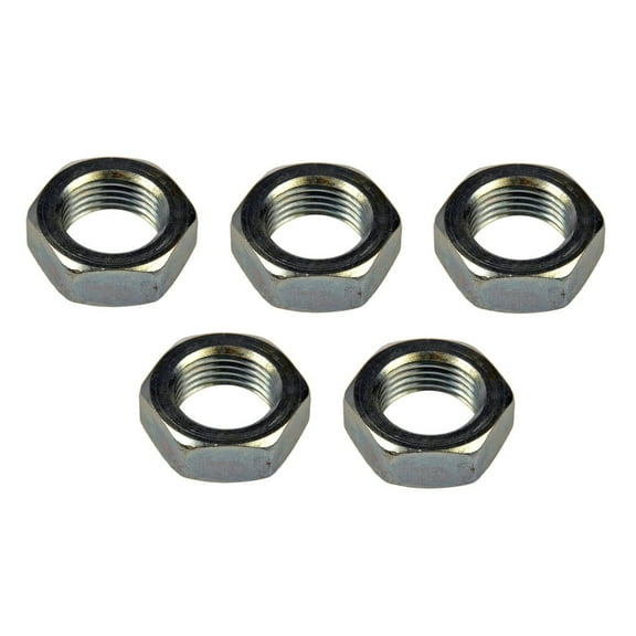 KarParts360 For Ford F-350 1996 1997 1998 Spindle Nuts | 5 Pieces | 1-1/16 Inches Hex Size | 3/4-16 Thread Size | Replacement For 1732300, 3173399