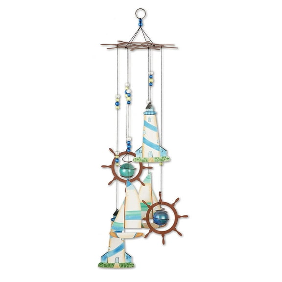 Sunset Vista Designs Kathy Hatch Sailing Collection Wind Chime, 24"