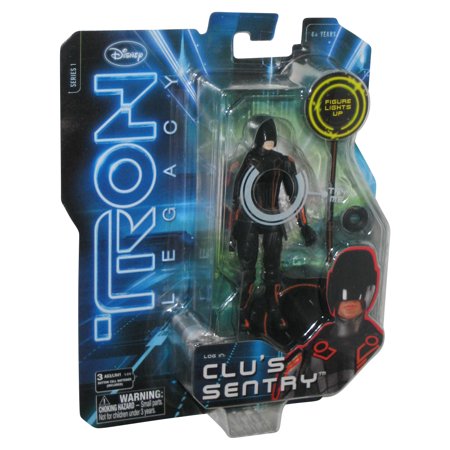 Tron Legacy Disney Clu's Sentry (2010) Spin Master 4-Inch Figure - (Try Me Button Does NOT work)