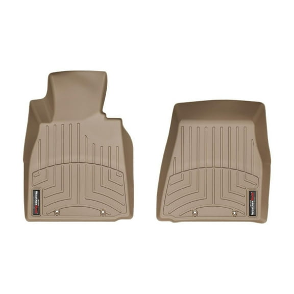 WeatherTech Custom Fit FloorLiners compatible with 2009-2020 Nissan 370Z - 1st Row (Driver & Passenger), Tan