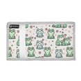 thumbnail image 2 of JIALIOU Nylon Trifold Card Wallet with ID Window Zipper Pocket for Men Women Teen Cute Love Frogs, 2 of 7