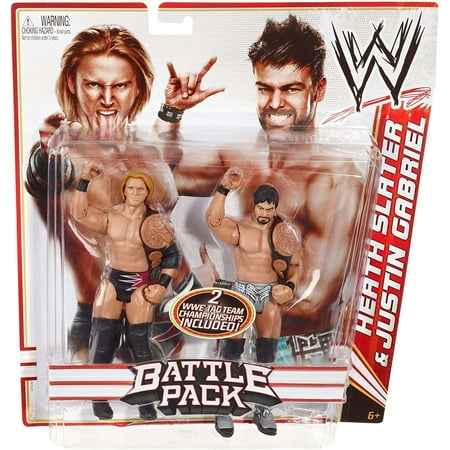 WWE Wrestling Series 14 Heath Slater & Justin Gabriel Action Figure 2-Pack