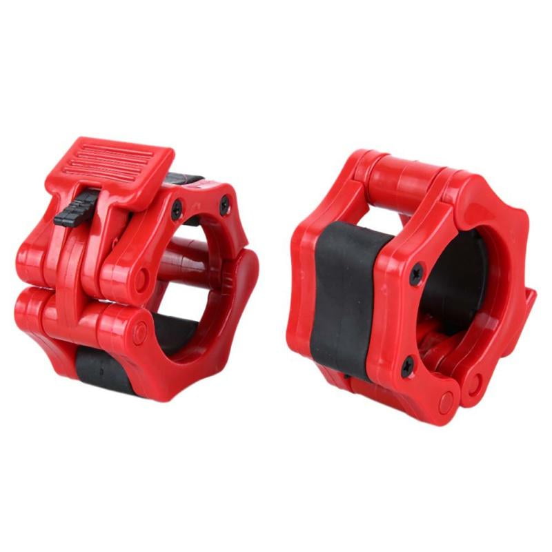 Quick Release Pair Of Locking 1" Barbell Clamp Collar Great For Training 