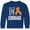 Royal Blue, variant on Inktastic Lost my Leg Not my Courage Limb Loss Awareness Orange Ribbon Long Sleeve Youth T-Shirt