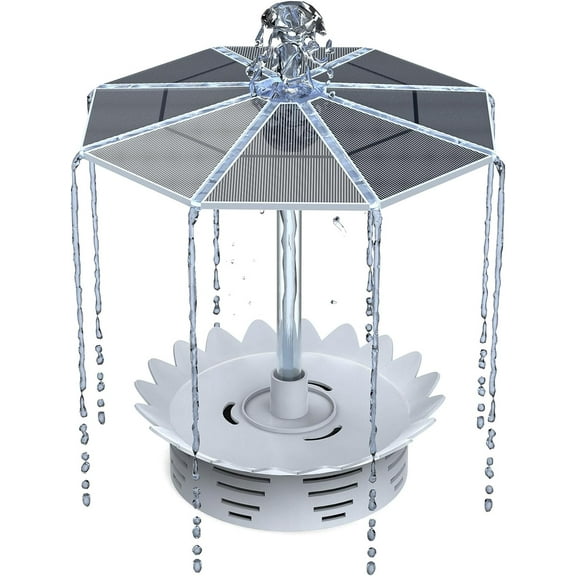 AISITIN DIY Solar Fountain Kit with Adjustable Spray Patterns, 3W