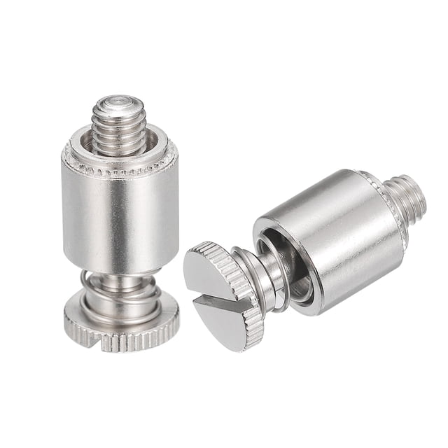 Lot de 5 Vis à Ressort M5x0.8x11.1mm, Vis à Ressort à Tête Moletée PFC2