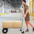 thumbnail image 3 of golytefs 2 in 1 Aluminum 800LBS Capacity Portable Dolly Cart W/wheel for Moving Transport, 3 of 9