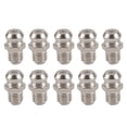 thumbnail image 2 of 10 Pcs Raccords de Buse de Graisse Haute Dureté Résistance à la Rouille, Embout de Remplacement en Acier, Accessoires de Lubrification, Idéal pour l'Automobile avec Équipement Mécanique, Adaptés pour, 2 of 7
