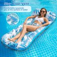 thumbnail image 2 of Inflatable Pool Float Lounge, 2Pack Pool Floaties Rafts for Adults Floating Pool Lounger Sun Tanning Floats Cool Water Floaty for Swimming Pool Lake Float Beach Pool Party Toys, 2 of 9