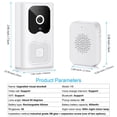 thumbnail image 3 of CEHVOM Aubaines de Liquidation, WIFI Intelligent Vision Nocturne Faible Consommation VGA Sonnette Vidéo Application Télécommande Langage Intercom Notification Push pour Téléphone Mobile, 3 of 9
