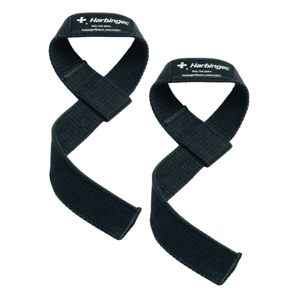 Harbinger Heavy Cotton Lifting Straps (Pair) - Walmart.com - Walmart.com