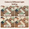 Room Layout Grid Rug Design&I 6'x9' Ultra Soft Area Rug, Modern Patchwork Grid Layout ...