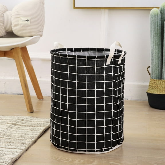 Ke1Clo Foldable Laundry Basket under $5! Fashion Printed Storage Bag for Toys Clothes, Portable Hamper for Home Dorm, Collapsible Organizer with Handles