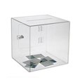 thumbnail image 4 of Source One Premium Acrylic Cube Donation Box with Deluxe Rear Open Door and Cam Lock Suggestion Box, 4 of 4