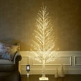 thumbnail image 1 of Luces LED Hairui con forma de ramita blanca con forma de árbol alpino, 6 pies y 810 pulgadas, 1 of 6