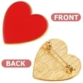 thumbnail image 4 of Jiyike 6pcs Valentine's Day Heart Brooch Pin Love Heart Brooch for Valentine's Day Anniversary, 4 of 10