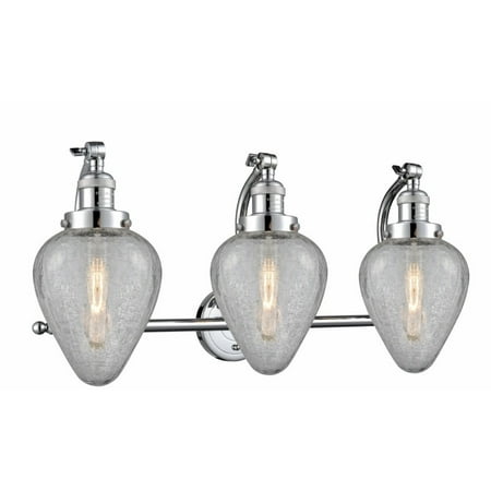 

Innovations 515-3W-PC-G165-LED Geneseo 3 Light Bath Vanity Light part of the Franklin Restoration Collection Polished Chrome